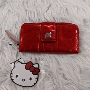 Hello Kitty Faux Patent Leather Wallet